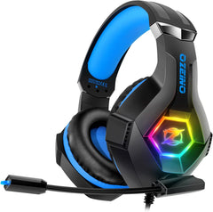 Ozeino-GM-6 Gaming Headphones with Noise Cancelling Flexible Mic