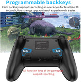 Bluetooth Wireless Gamepad - Compatible with Switch, Mac, PC, and Phone, Customizable Buttons, Type-C Rechargeable, 15-Hour Playtime