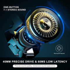 Pholnikas-G9000BT Wireless Gaming Headphones with 40H Playtime