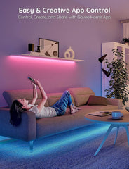 Govee H163A 16.4ft Bluetooth RGB LED Strip Lights - Perfect for Home Decor and Parties
