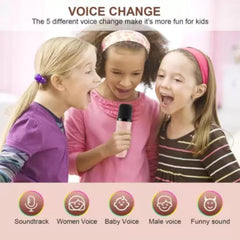 K12 Mini Portable Bluetooth Karaoke Speaker with Dual Microphones