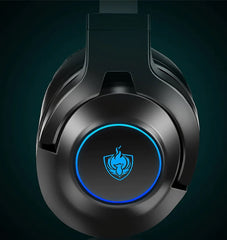 Pholnikas-Q9 Gaming Bluetooth Headphones With Removable External Mic