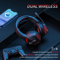 Binnune-BW01 Wireless Gaming Headset with Microphone for PC PS4 PS5