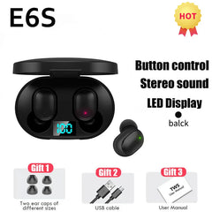 E6S TWS Wireless Bluetooth Earbuds