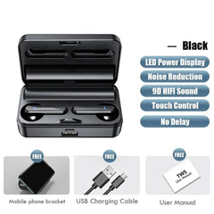 S20 TWS Bluetooth-Compatible Sports 3500mAh Charging Box Earbuds