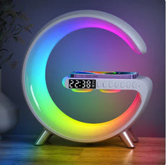 Multi Function G-Shaped Wireless Charger LED Lamp