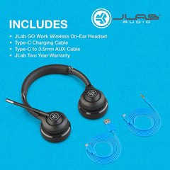 JLAB-GO Work Wireless Office Headset 50 Hrs+ Working Time