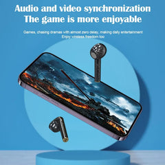 X25 TWS Wireless Headphones Smart Touch Control HiFi Stereo LED Display