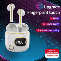 X25 TWS Wireless Headphones Smart Touch Control HiFi Stereo LED Display