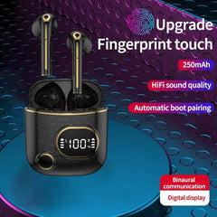 X25 TWS Wireless Headphones Smart Touch Control HiFi Stereo LED Display