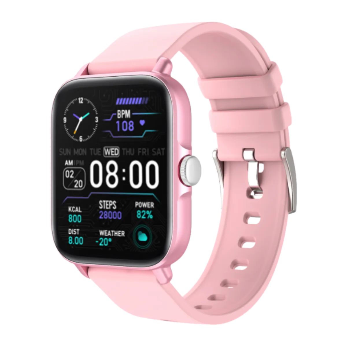 I7 Smart Watch Bluetooth Calling | Heart Rate Monitor | Step Count | Calorie Count