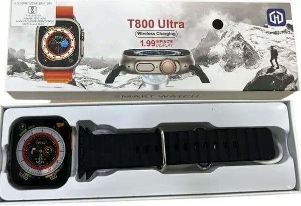 T800 Ultra Smartwatch: Big Display, Bluetooth Calling & Fitness Features
