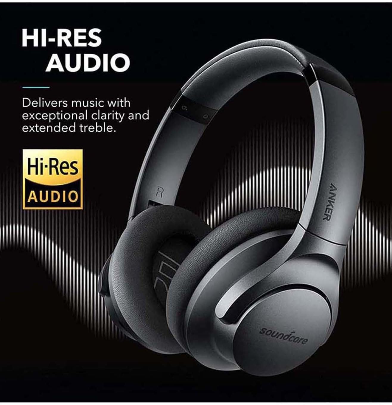 Sound core life-Q20 Hybrid Active Noise Cancelling Headphones