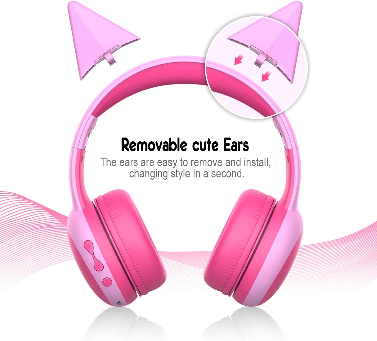 Gorsun-E61V Wired Headset Earphones for Children
