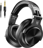Fusion-A71 Wired Audio Jack for Studio Monitor & Mixing DJ Guitar AMP, Computer Laptop PC Tablet - Black