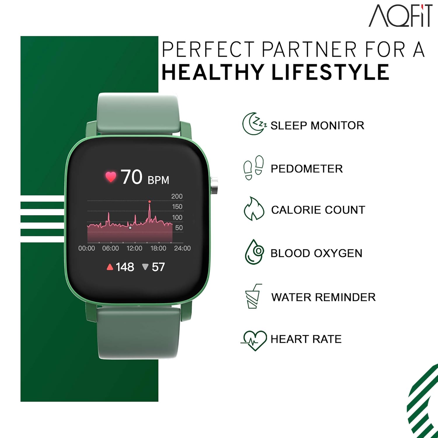 I7 Smart Watch Bluetooth Calling | Heart Rate Monitor | Step Count | Calorie Count