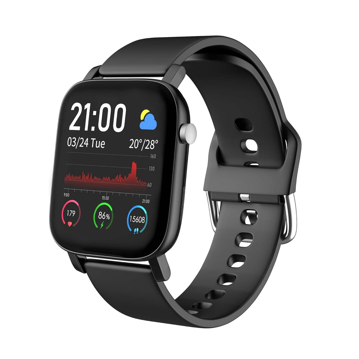 I7 Smart Watch Bluetooth Calling | Heart Rate Monitor | Step Count | Calorie Count