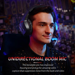 Binnune-BW01 Wireless Gaming Headset with Microphone for PC PS4 PS5