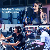 Fusion-A71 Wired Audio Jack for Studio Monitor & Mixing DJ Guitar AMP, Computer Laptop PC Tablet - Black