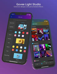 Govee H6125 RGBIC Bluetooth LED Strip Lights with Music Sync & Segmented Control