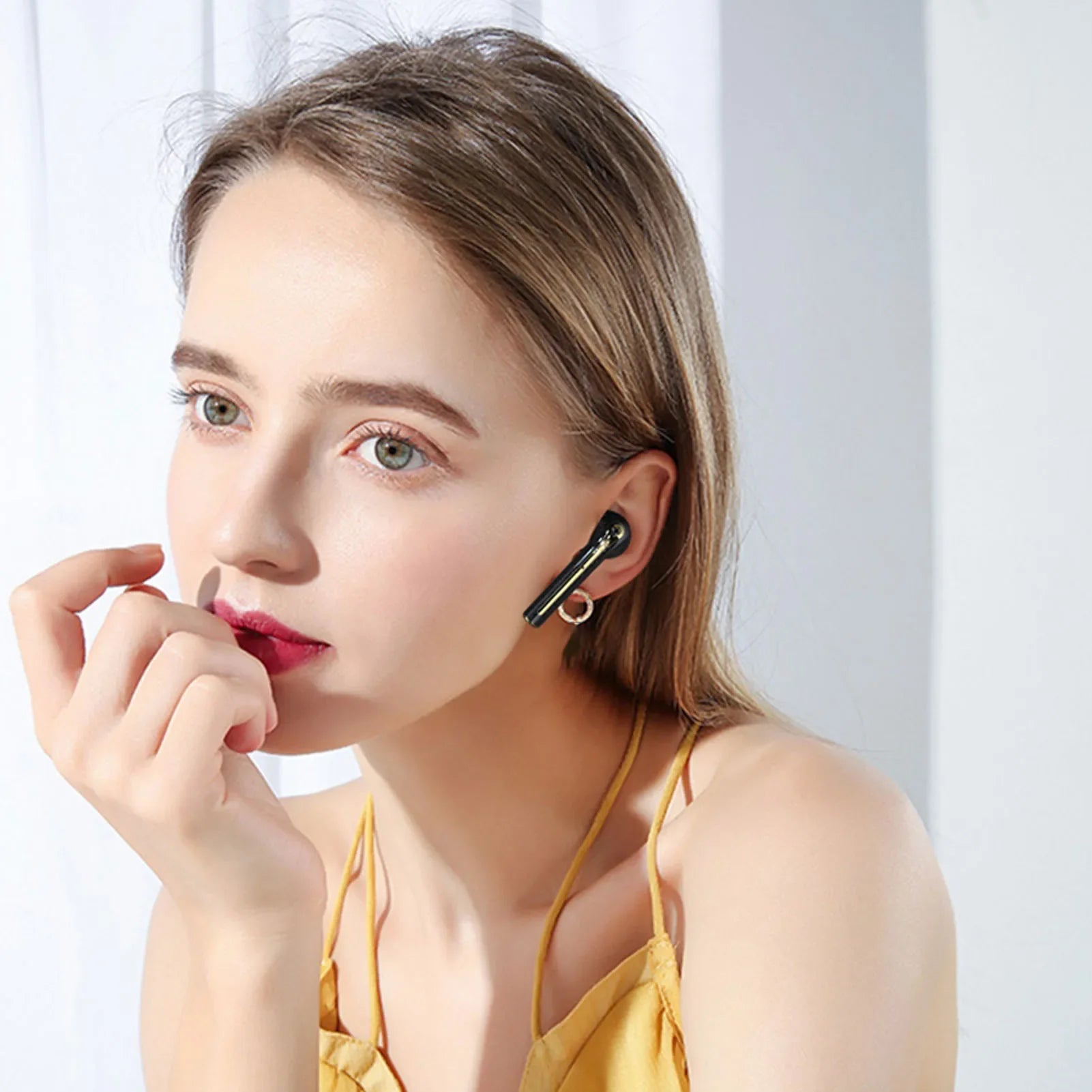 X25 TWS Wireless Headphones Smart Touch Control HiFi Stereo LED Display