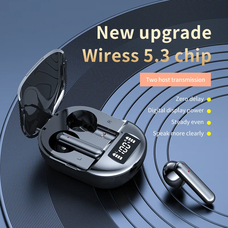 K40 Digital Display Bluetooth 5.3 Wireless Earbuds