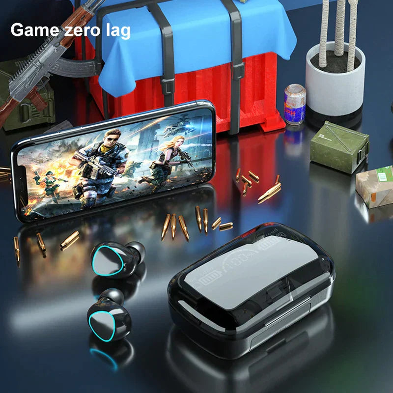 M10 TWS Bluetooth 5.1 9D Stereo Hifi Bass Music Sports Earbuds