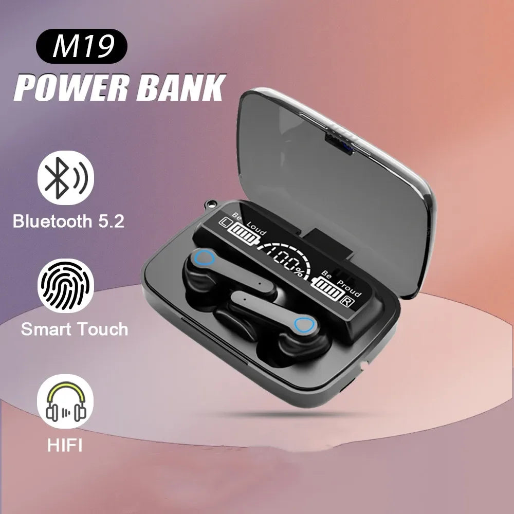 M19 TWS Intelligente Touch Control Wireless Gaming Earbuds