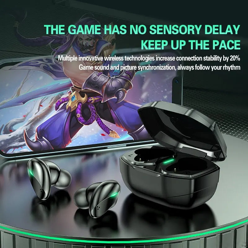 F1 TWS Wireless Earphone Sports Earbuds Touch Control Waterproof Noise Reduction