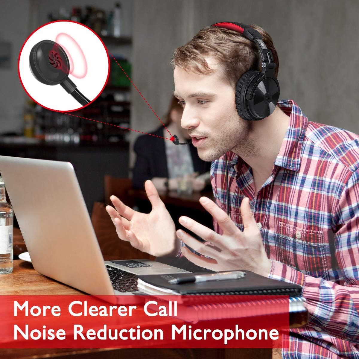 M studio-Y80 B Wireless/Wired Stereo Sound Foldable Headsets with Deep Bass