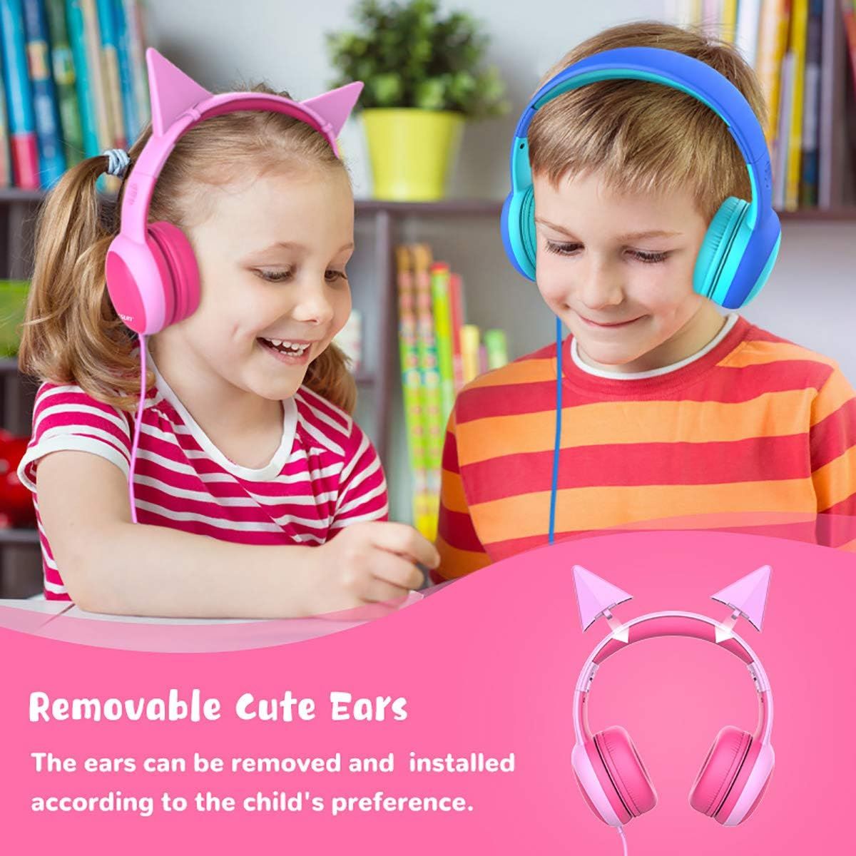 Gorsun-E61V Wired Headset Earphones for Children