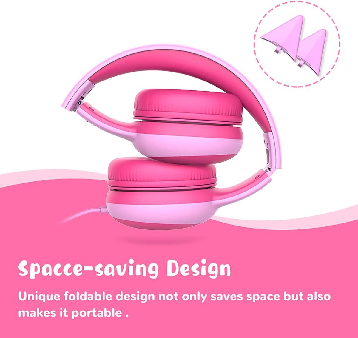 Gorsun-E61V Wired Headset Earphones for Children