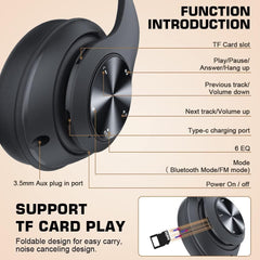 Super Bass Bluetooth Wireless Headphone over the Ear
