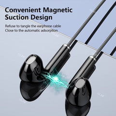 ED Neckband Earphones Wireless Bluetooth 5.2 Smart Digital Display