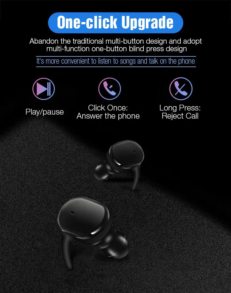 Y30 TWS Wireless Sports Earbuds