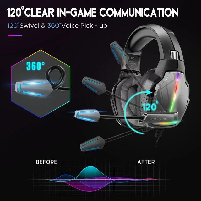 BE-Excelent-GM-8 Pro Gaming Headphones Surround Stereo Wired