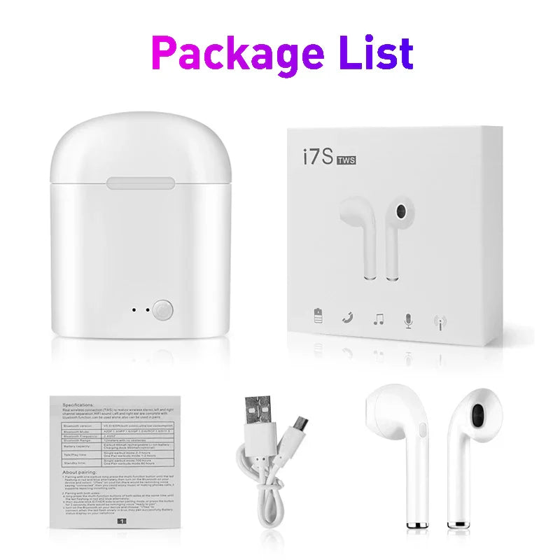 I7s TWS Bluetooth Earphone Stereo Earbud Bluetooth Headset
